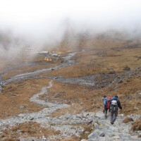 The cold campsite of Panch Pokari